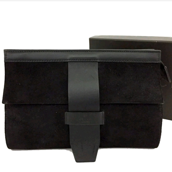 GUCCI SUEDE LEATHER COSMETIC POUCH BAG/S2319 - Picture 2 of 10